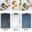 Food Warming Mat Portable Keep Food Warm Foldable for Buffets Party for Home Blue Gray