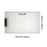 Electric Warming Tray Quick Heat Table Heating Board for Kitchen Events Home white