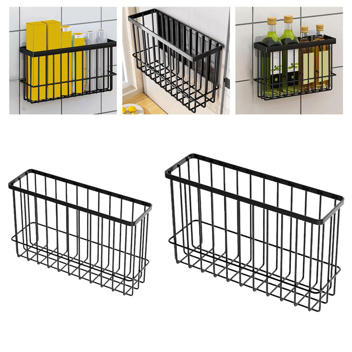 Iron Hanging Wire Basket Multifunctional for Cling Film Fridge Aluminum Foil L