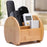 Desktop Compartment Basket Bamboo Portable for Bedside Table Kitchen Cabinet round edge