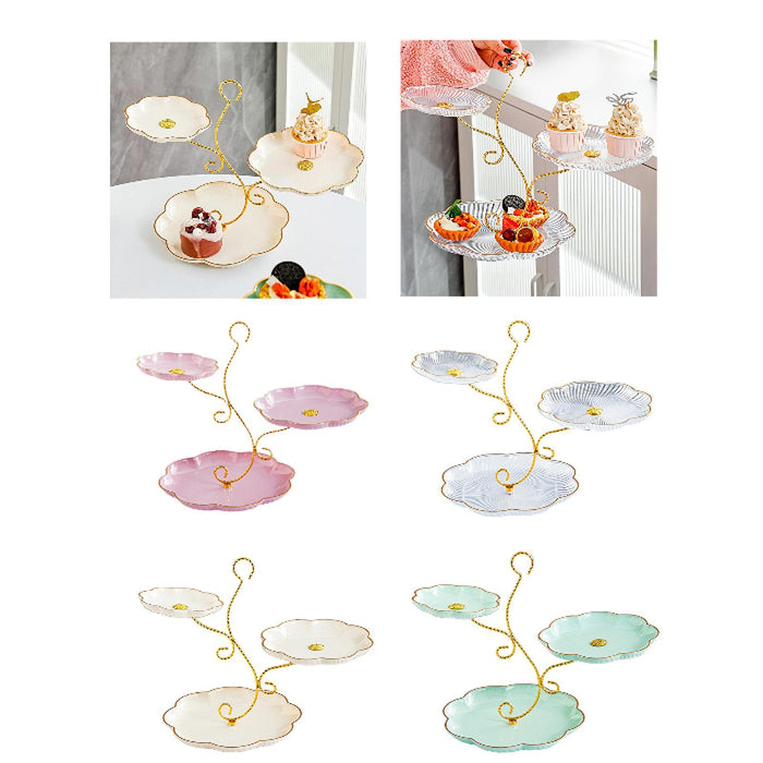 Wedding Cake Stand Buffet Dessert Cupcake Stand for Birthday Kitchen Wedding pink