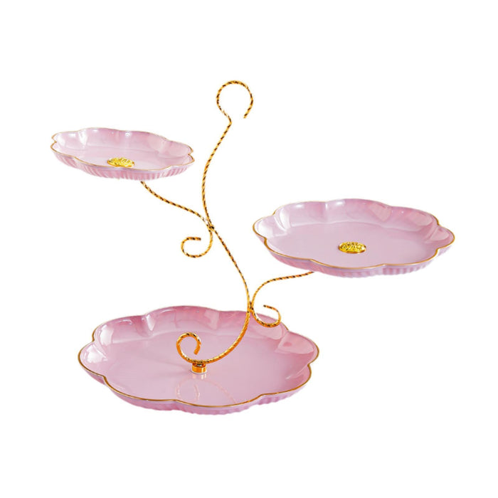 Wedding Cake Stand Buffet Dessert Cupcake Stand for Birthday Kitchen Wedding pink