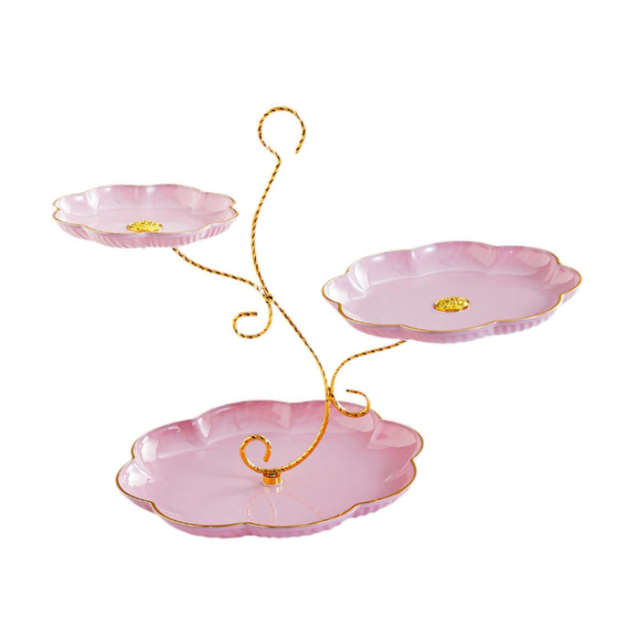 Wedding Cake Stand Buffet Dessert Cupcake Stand for Birthday Kitchen Wedding pink