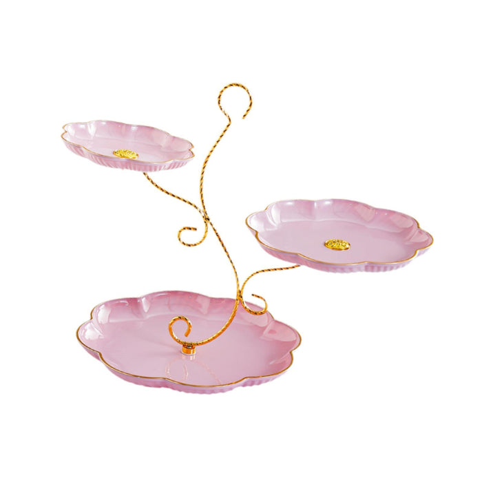 Wedding Cake Stand Buffet Dessert Cupcake Stand for Birthday Kitchen Wedding pink