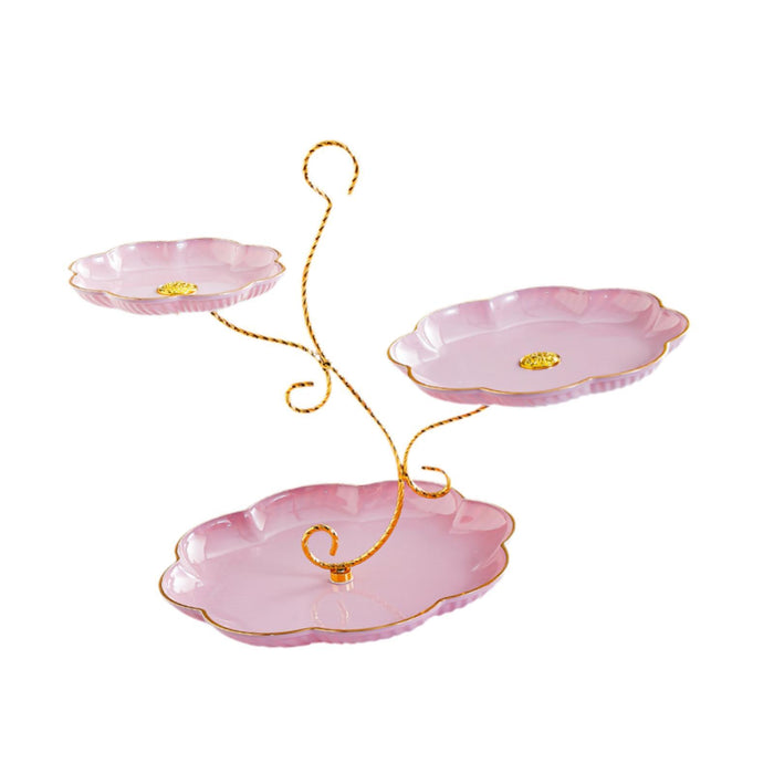 Wedding Cake Stand Buffet Dessert Cupcake Stand for Birthday Kitchen Wedding pink