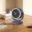 Air Circulator Fan Speeds Adjustment Table Fan for Camping Traveling Outdoor Black