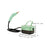 Steam Cleaner Lightweight with Brush Heads Multiuse for Bathroom Home Toilet Green