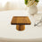 Square Wood Cake Display Stand Accessory for Donuts, Fruits Cupcake Pedestal 15cmx9.5cm