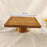 Square Wood Cake Display Stand Accessory for Donuts, Fruits Cupcake Pedestal 25cmx9.5cm