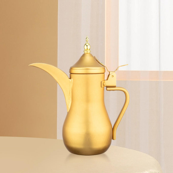 Arabic Teapot Vacuum Insulated Coffee Pot 1.8L Aluminum Arabic Teapot Kettle