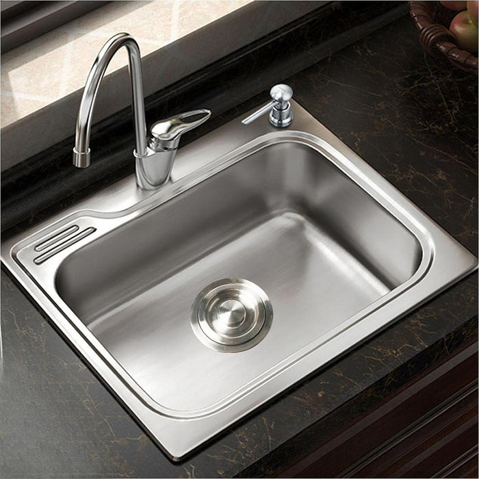 Kitchen Sink Stopper Strainer Drain Cover Stainless Steel Sink Plug Strainer 11.4cm