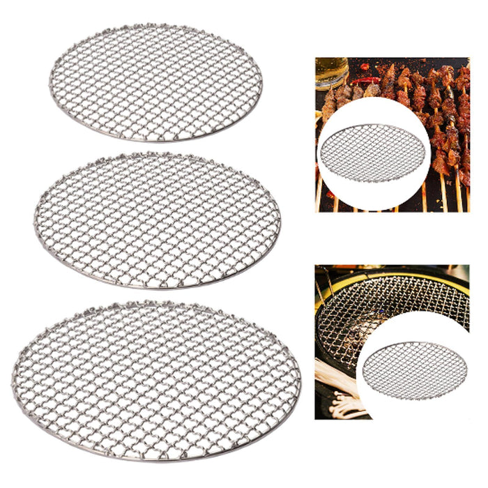 Grill Mesh Net Roasting Grid Wire Lightweight Tea Parties Barbecue Wired Net Diameter 28cm