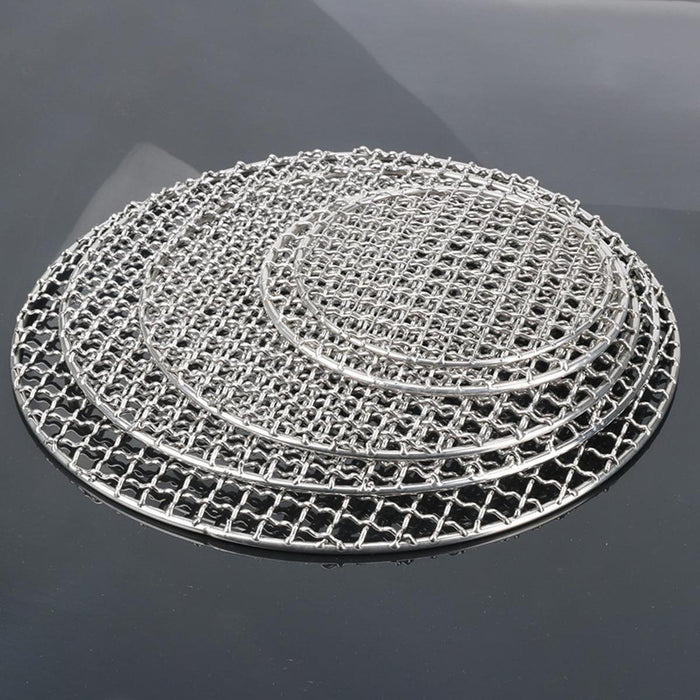 Grill Mesh Net Roasting Grid Wire Lightweight Tea Parties Barbecue Wired Net Diameter 28cm