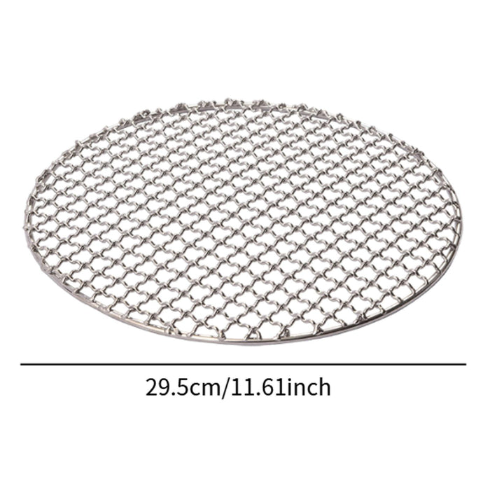 Grill Mesh Net Roasting Grid Wire Lightweight Tea Parties Barbecue Wired Net Diameter 29.5cm