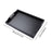 Crofta Bathroom Vanity Tray Anti Slip Kitchen Soap Tray for Countertop Dresser Soap S black