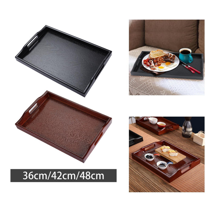 Crofta Bathroom Vanity Tray Anti Slip Kitchen Soap Tray for Countertop Dresser Soap S black