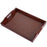 Crofta Bathroom Vanity Tray Anti Slip Kitchen Soap Tray for Countertop Dresser Soap M black