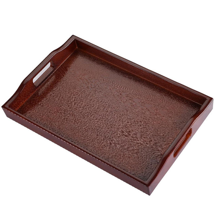 Crofta Bathroom Vanity Tray Anti Slip Kitchen Soap Tray for Countertop Dresser Soap L black