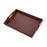 Crofta Bathroom Vanity Tray Anti Slip Kitchen Soap Tray for Countertop Dresser Soap S brown