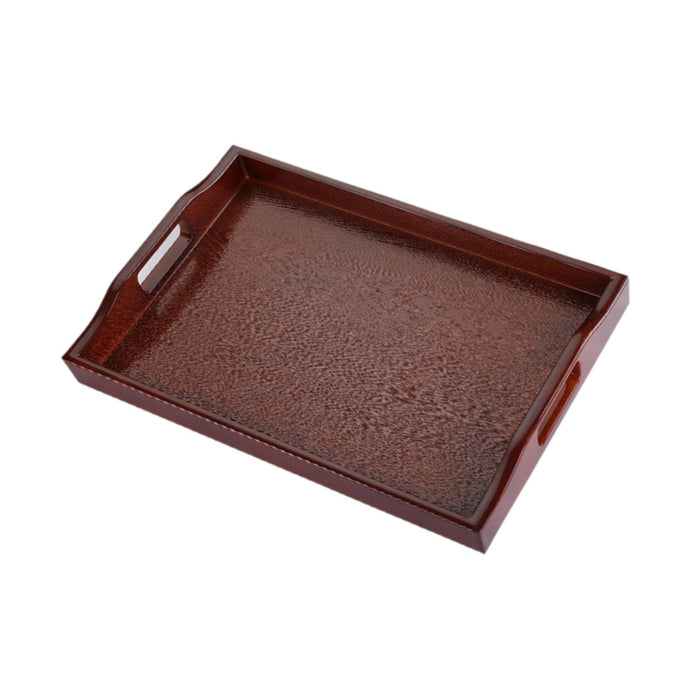 Crofta Bathroom Vanity Tray Anti Slip Kitchen Soap Tray for Countertop Dresser Soap S brown