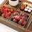 7Pcs Wooden Serving Trays Coffee Tea Tray for Kitchen Coffee Table Breakfast