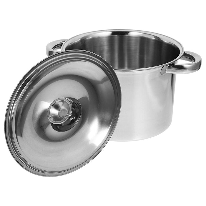 Stainless Steel Stockpot Induction Cooking Pot 20cm for Picnic Outdoor Party