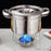 Stainless Steel Stockpot Induction Cooking Pot 20cm for Picnic Outdoor Party