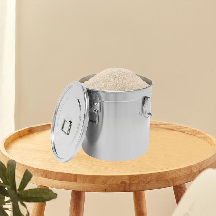 Stainless Steel Airtight Canister for Kitchen Kitchen Bucket for Storage Oil 6L