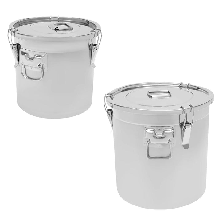 Stainless Steel Airtight Canister for Kitchen Kitchen Bucket for Storage Oil 6L