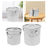 Stainless Steel Airtight Canister for Kitchen Kitchen Bucket for Storage Oil 6L