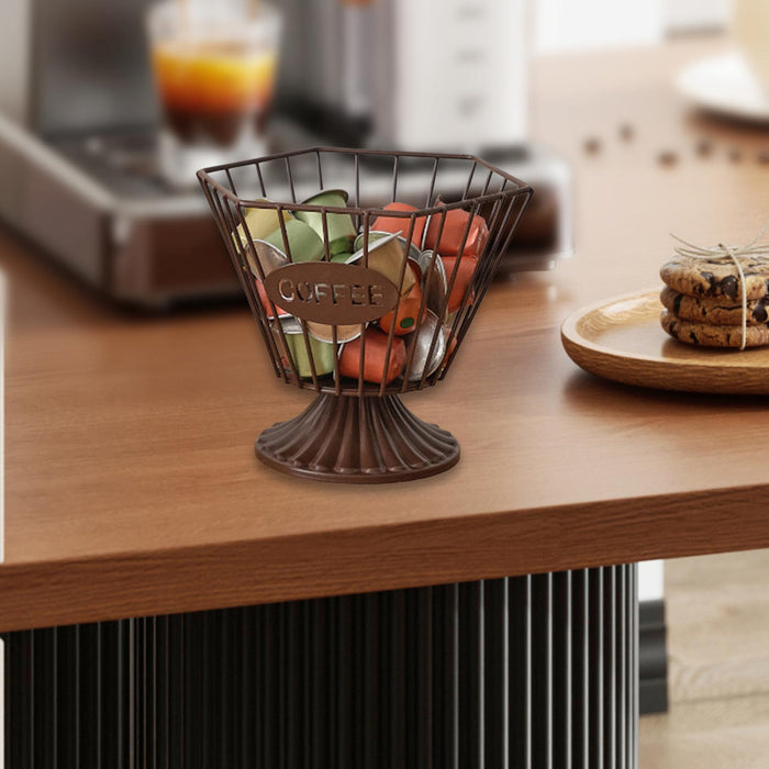 Capsule Holder Creative Practical Coffee Pod Holder for Bar Cafe Living Room Black