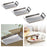 Serving Tray Rectangle Plate Jewelry Storage Tray for Living Room Home Meals 28X17CM