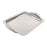 Fruit Serving Plate Wearproof Dessert Plate for Restaurant Wedding Household Large Silver