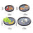 Begonia Flower Glass Tray Fruit Snack Tray for Breakfast Events Entertaining 25cmx25cmx2.4cm