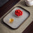 Breakfast Tray Food Tray Fruit Snack Tray for Tea Lover Gift Hotel Household 33x23x2.4cm