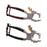 Stainless Steel Tea Pliers Comfortable Handle Kung Fu Tea Tool Breaking Tool Red