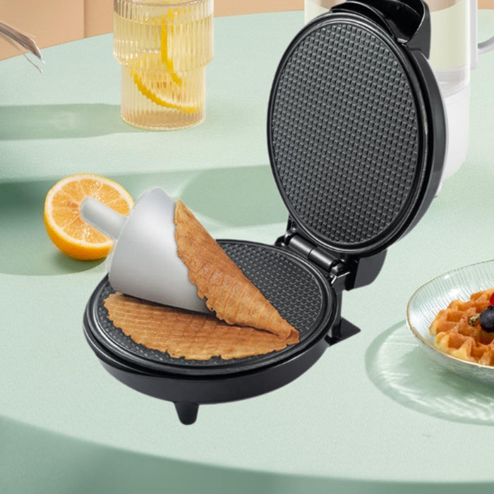 Waffle Cone Maker Kitchen Baking Tool Waffle Maker for Breakfast Home Baking