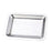 Decorative Organizer Tray Rectangle Metal Dinner Plate for Appetizer Dessert