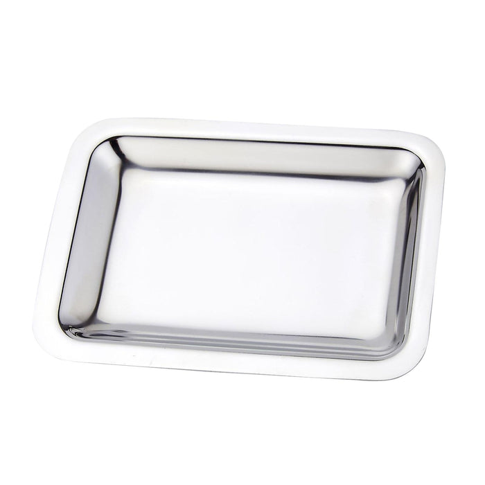 Decorative Organizer Tray Rectangle Metal Dinner Plate for Appetizer Dessert