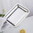 Decorative Organizer Tray Rectangle Metal Dinner Plate for Appetizer Dessert