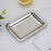 Decorative Organizer Tray Rectangle Metal Dinner Plate for Appetizer Dessert