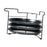 Pizza Pan Rack Space Saving 4 Layer Display Stand for Picnic Pizzerias Party with 3pcs 11 in Pan