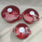 3Pcs Enamel Mini Pot Set Universal Portable Enamel Cookware Set Cooking Home red