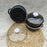 3Pcs Enamel Mini Pot Set Universal Portable Enamel Cookware Set Cooking Home black