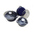 3Pcs Enamel Mini Pot Set Universal Portable Enamel Cookware Set Cooking Home dark blue