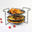 Pizza Pan Rack 4 Tier Portable Pizza Stand for Pizzerias Restaurants Camping High temperature