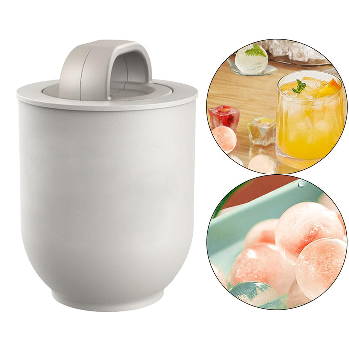 Ice Ball Maker Big Sphere Reusable Freezers Ice Tray for Juice Pudding