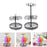 Water Bottle Storage Rack Kitchen Organization Metal Rotating Tumbler Holder 1 Tier