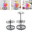 Water Bottle Storage Rack Kitchen Organization Metal Rotating Tumbler Holder 1 Tier