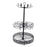 Water Bottle Storage Rack Kitchen Organization Metal Rotating Tumbler Holder 2 Tier